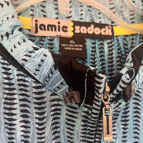 Jamie Sadock Blue/Black Golf Pro Top Size XL - Picture 4 of 5